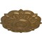 Ekena Millwork Deria Ceiling Medallion (Fits Canopies up to 6"), Hand-Painted Pale Gold, 20 1/4"OD x 1 1/2"P CM20DRPAS - alternate 3